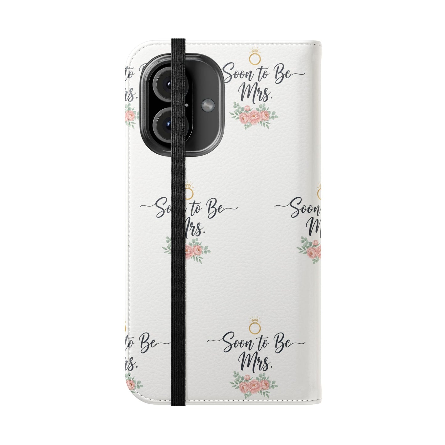 Flip Case — 'Soon to Be Mrs.' Floral Ring Phone Wallet