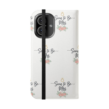 Flip Case — 'Soon to Be Mrs.' Floral Ring Phone Wallet