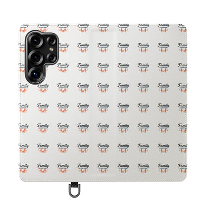 Family First Flip Phone Case — Wallet Flip Case with Card Slots
