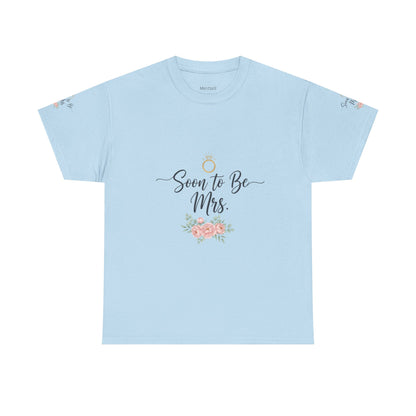 Soon to Be Mrs. Tee — Bridal Engagement Shirt with Floral Ring Design
