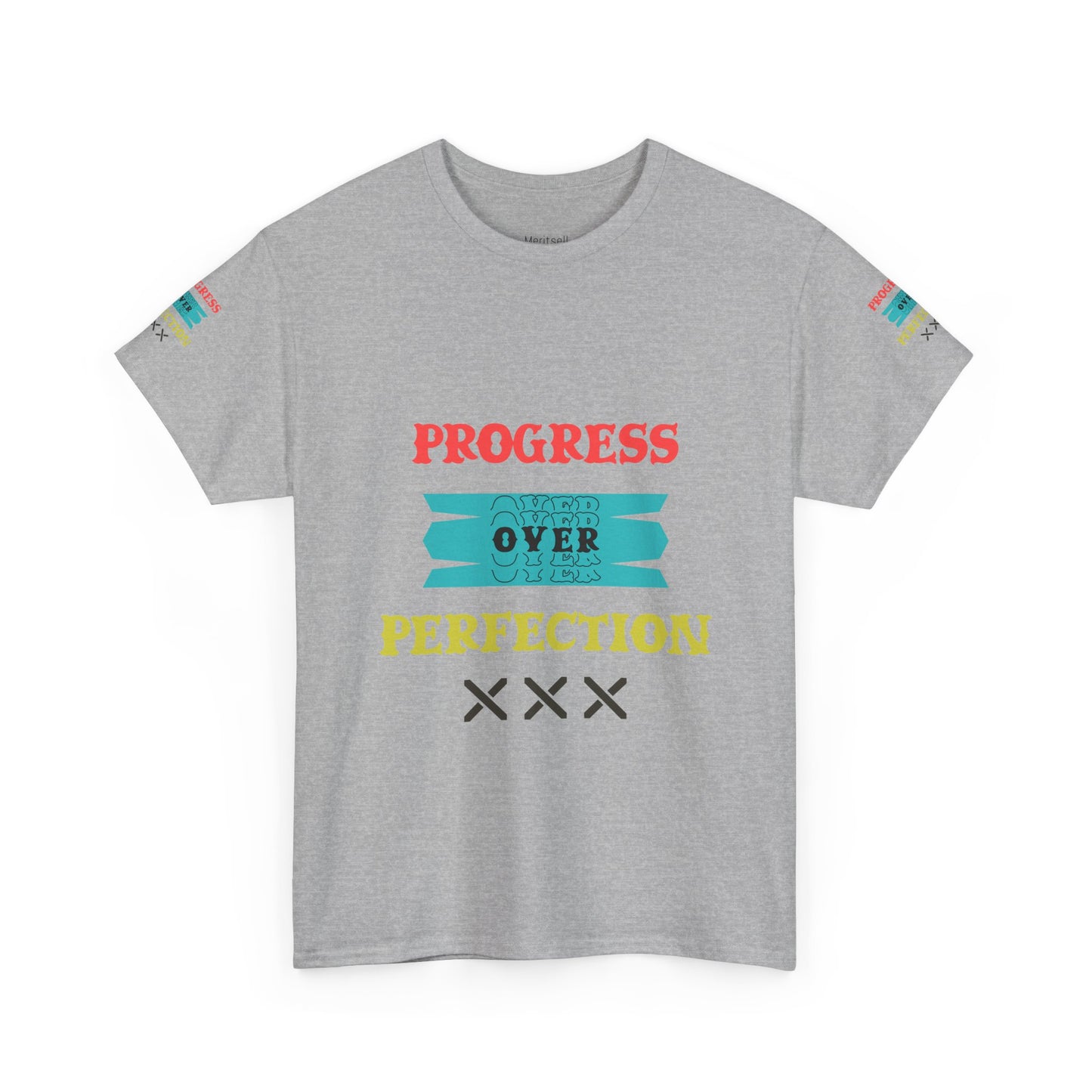 Progress Over Perfection T‑Shirt — Motivational Graphic Tee