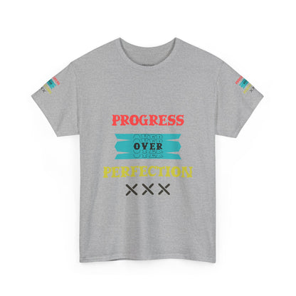 Progress Over Perfection T‑Shirt — Motivational Graphic Tee