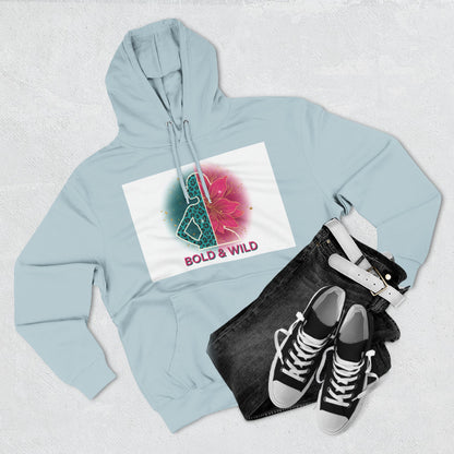 Bold & Wild Floral Hoodie — Women's Bold & Wild Graphic Fleece Hoodie