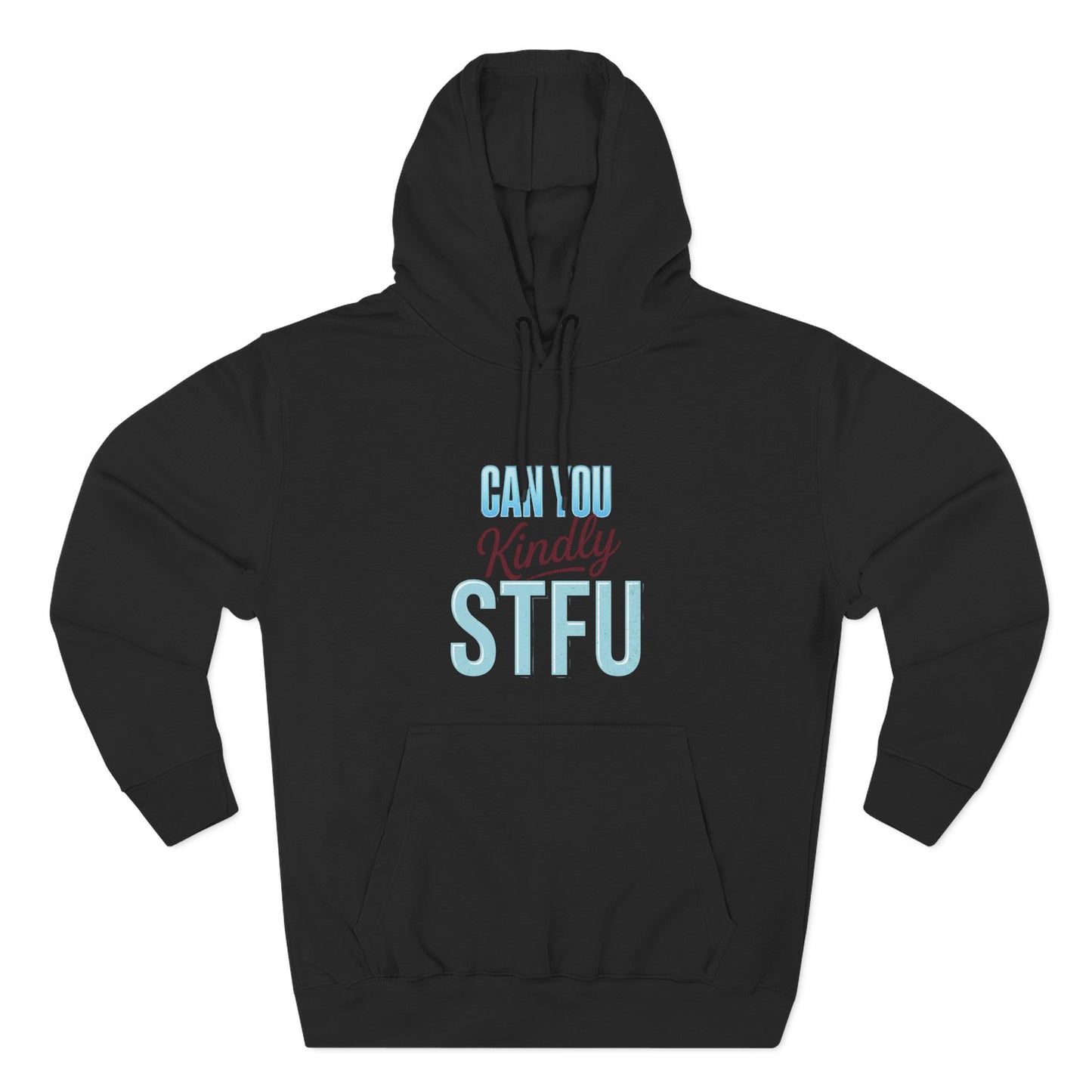 Can You Kindly STFU Hoodie — Funny Football Fan Pullover - Merit Sell