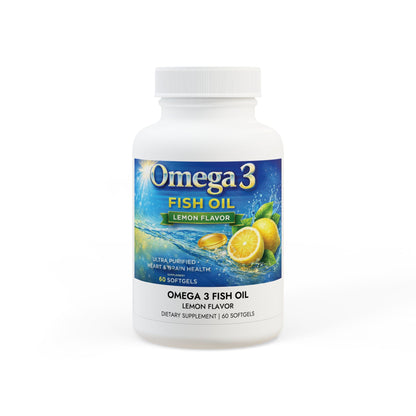 Omega 3 Fish Oil Supplement (60 Softgels)