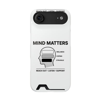 Mind Matters Phone Card Case — Mental Health Awareness Card Holder Case