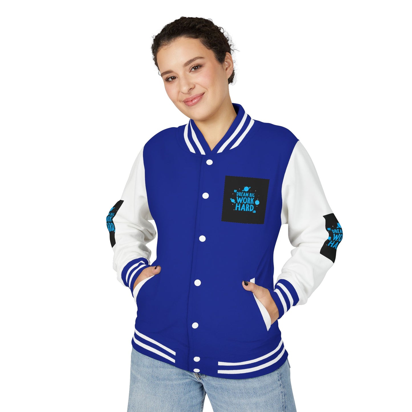 Dream Big Work Hard Letterman Jacket