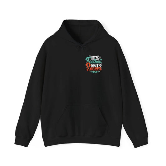 Soccer Football Hoodie — Retro Script 'Football Soccer' Pullover - Merit Sell