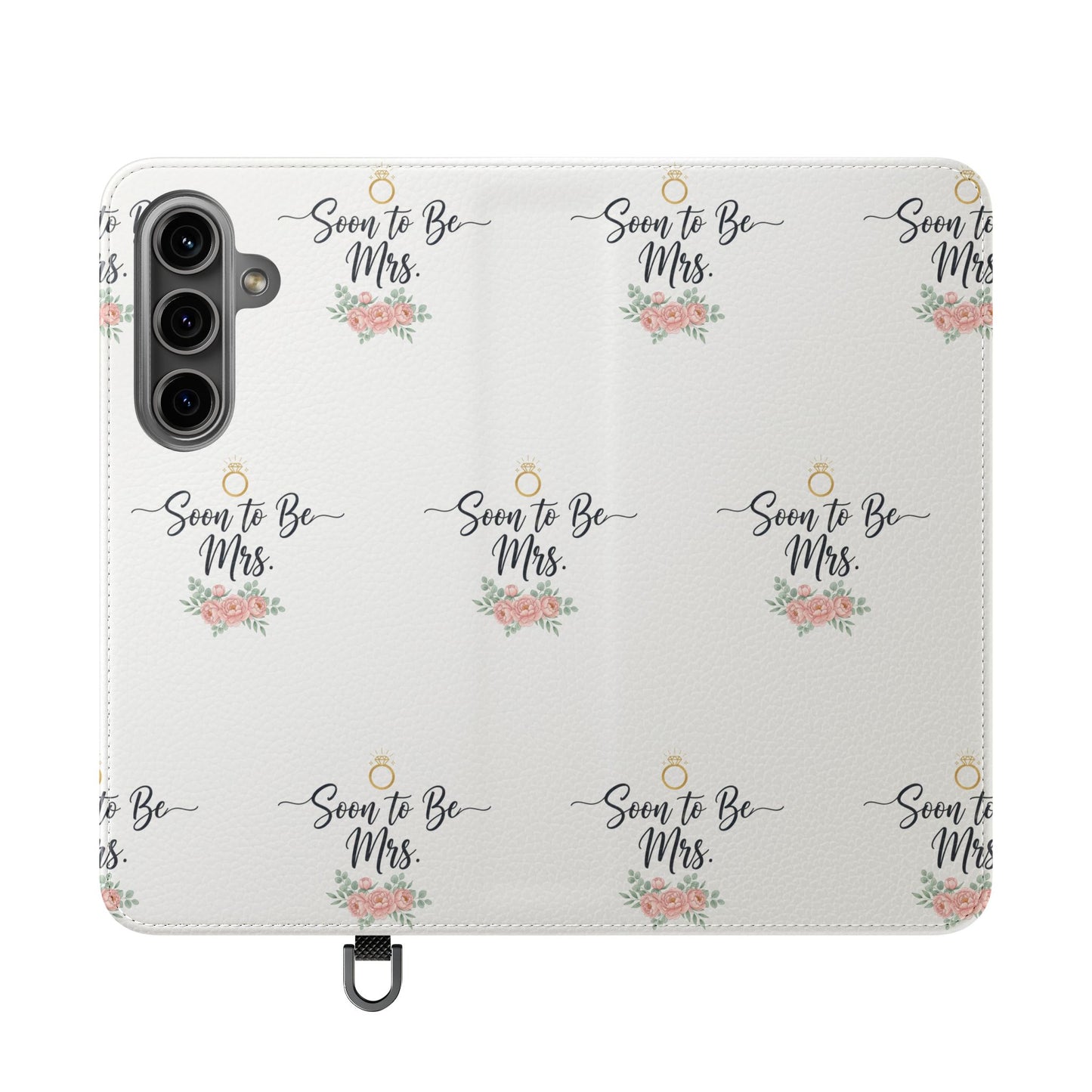 Flip Case — 'Soon to Be Mrs.' Floral Ring Phone Wallet