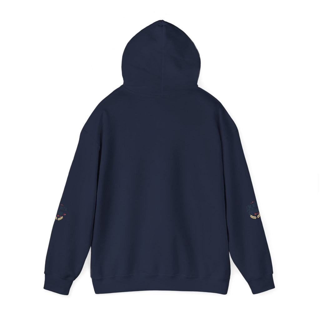 I'm With Him Hoodie — Couples Arrow Design