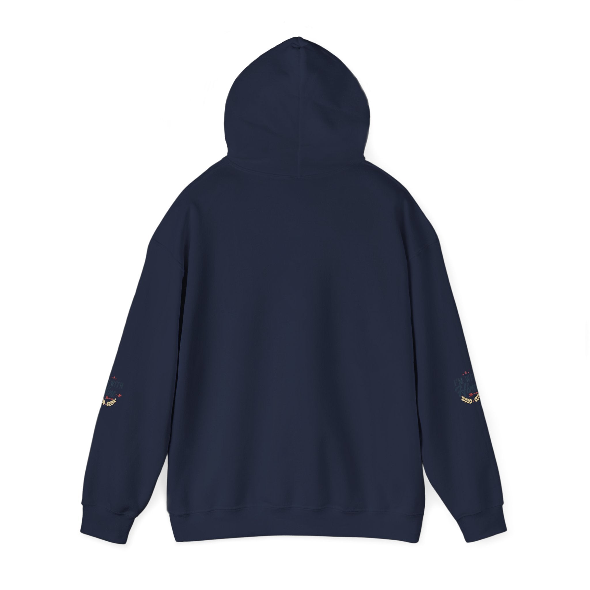 I'm With Him Hoodie — Couples Arrow Design