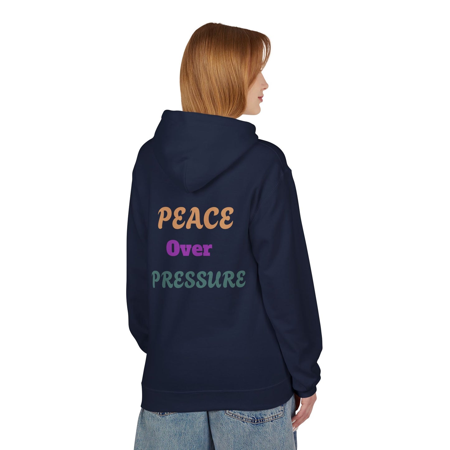 Peace Over Pressure Hoodie — Retro Dove Graphic Comfort Pullover