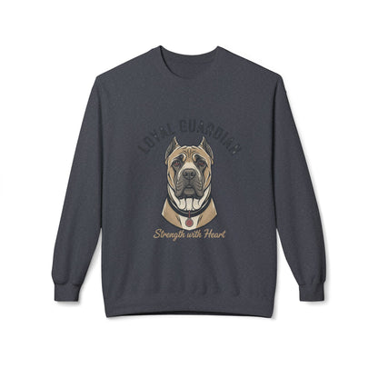 Loyal Guardian Sweatshirt — "Strength with Heart" Dog Crewneck