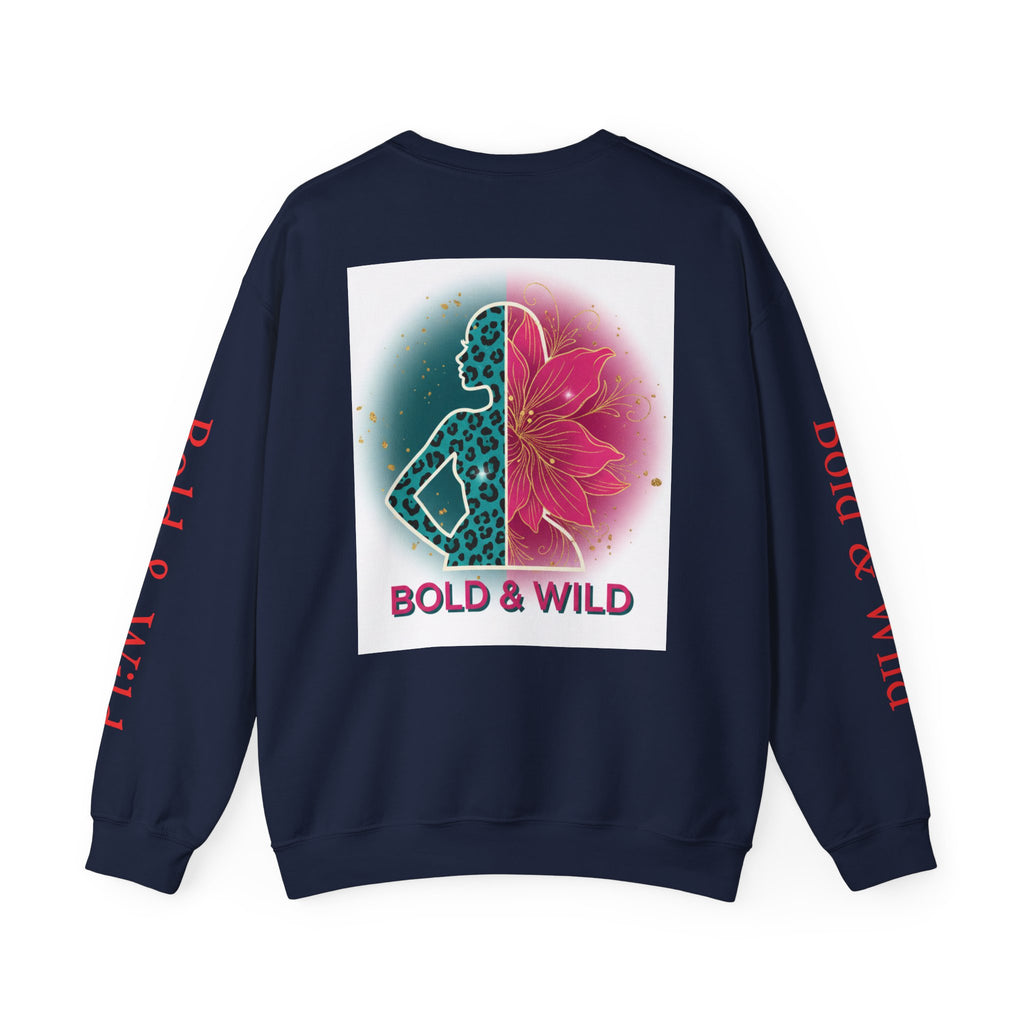 Bold & Wild Sweatshirt — Floral Leopard Graphic Crewneck
