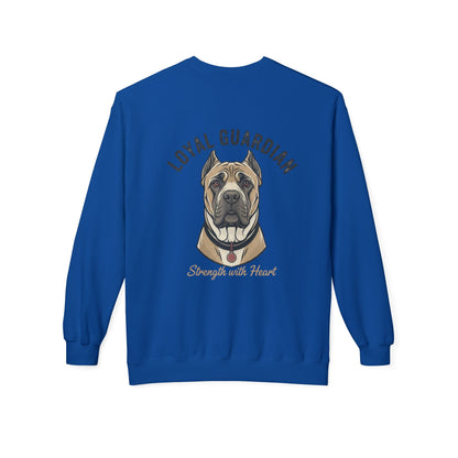 Loyal Guardian Sweatshirt — "Strength with Heart" Dog Crewneck