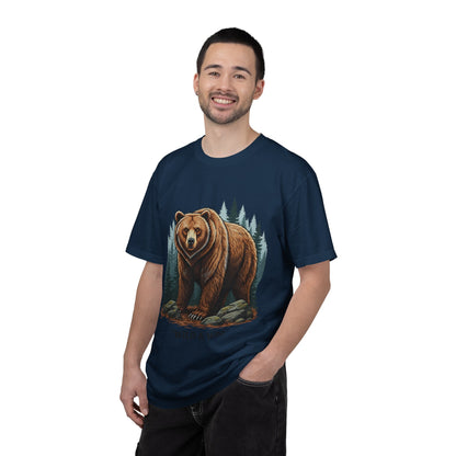 Bear Graphic T-Shirt — "Wild & Wise" Forest Adventure Tee