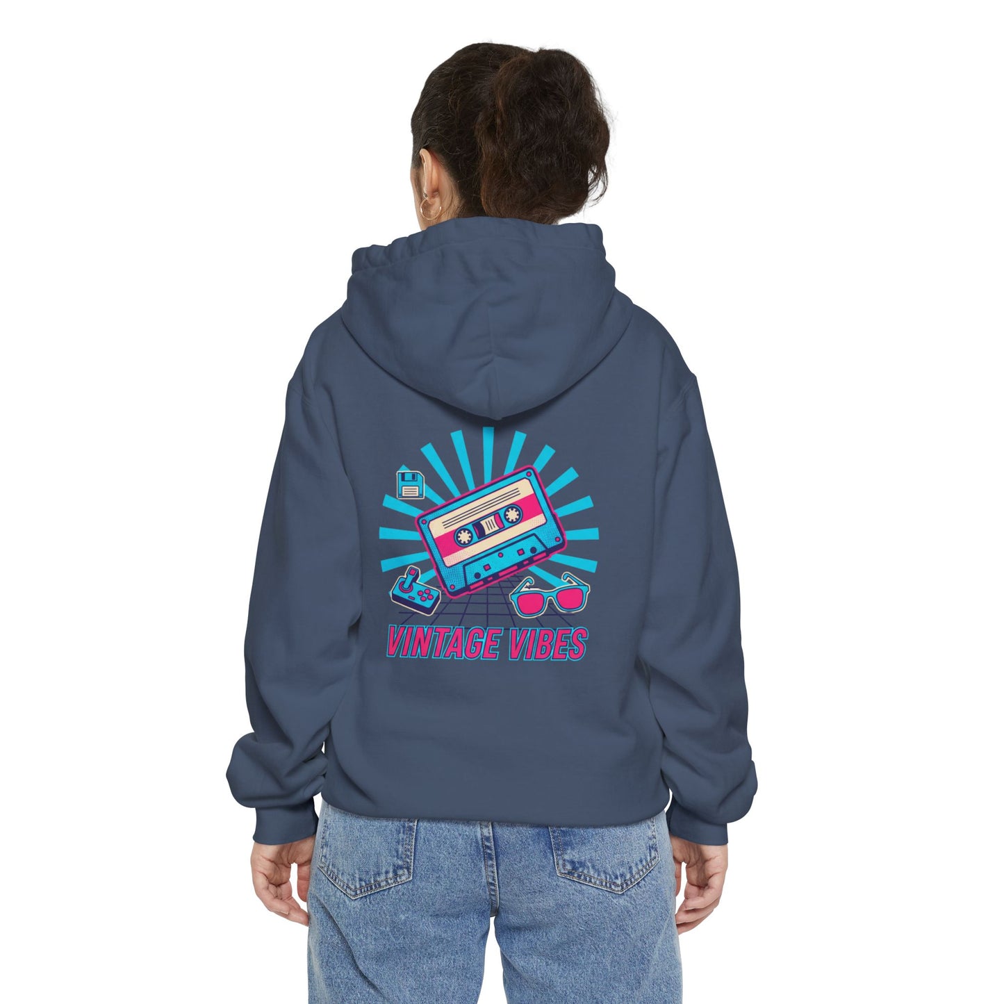 Hoodie — Retro Sunshine "Choose Kind" Graphic