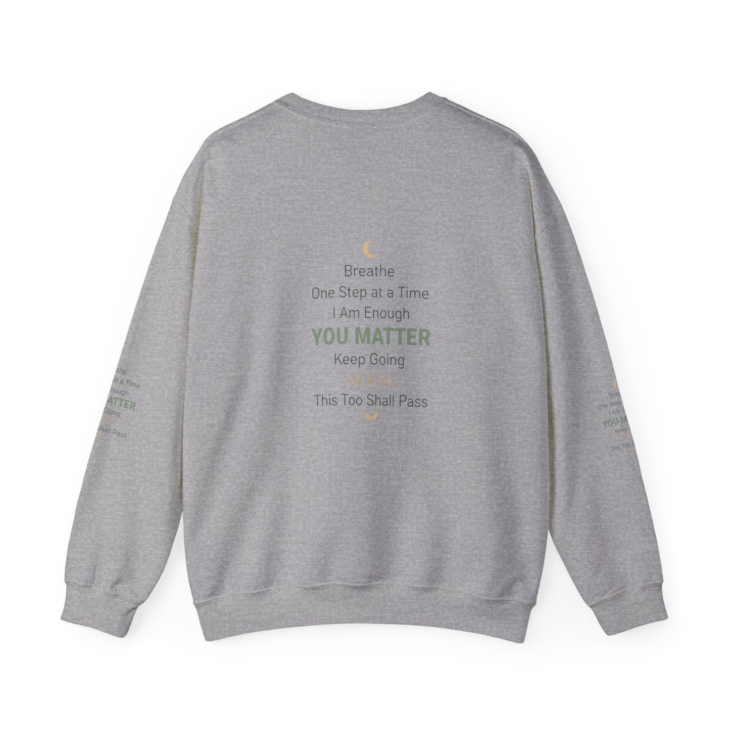 Inspirational "You Matter" Crewneck Sweatshirt