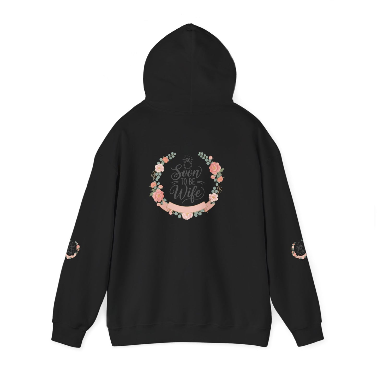 Soon To Be Wife Hoodie — Floral Bridal Engagement Sweatshirt