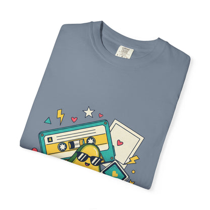 Good Vibes Only T-Shirt — Retro Cassette & Emojis Graphic Tee