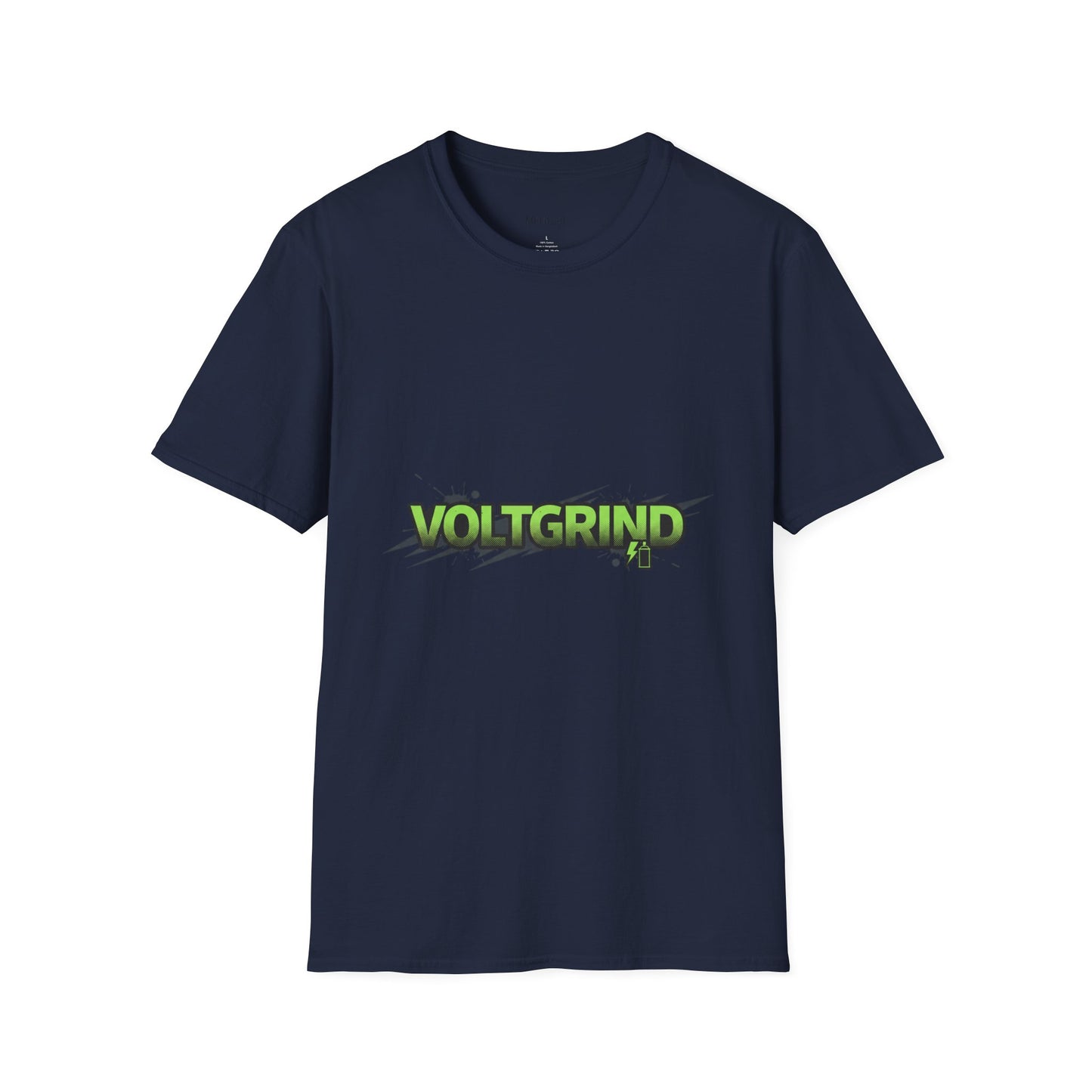 VoltGrind Graphic T-Shirt — Green Urban Logo Tee