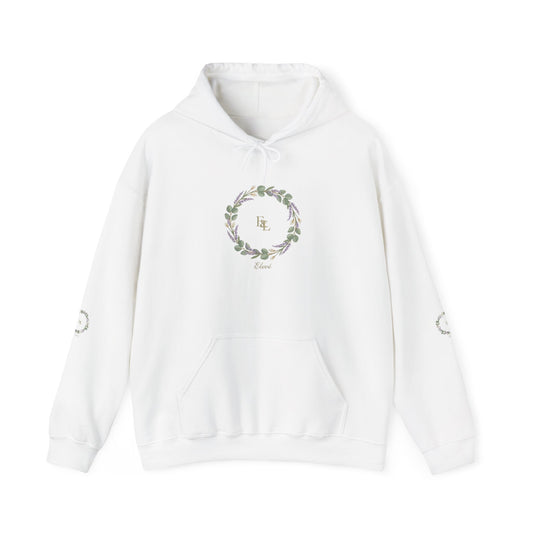 Floral Wreath 'Love' Hoodie — Cozy Botanical Pullover Merit Sell