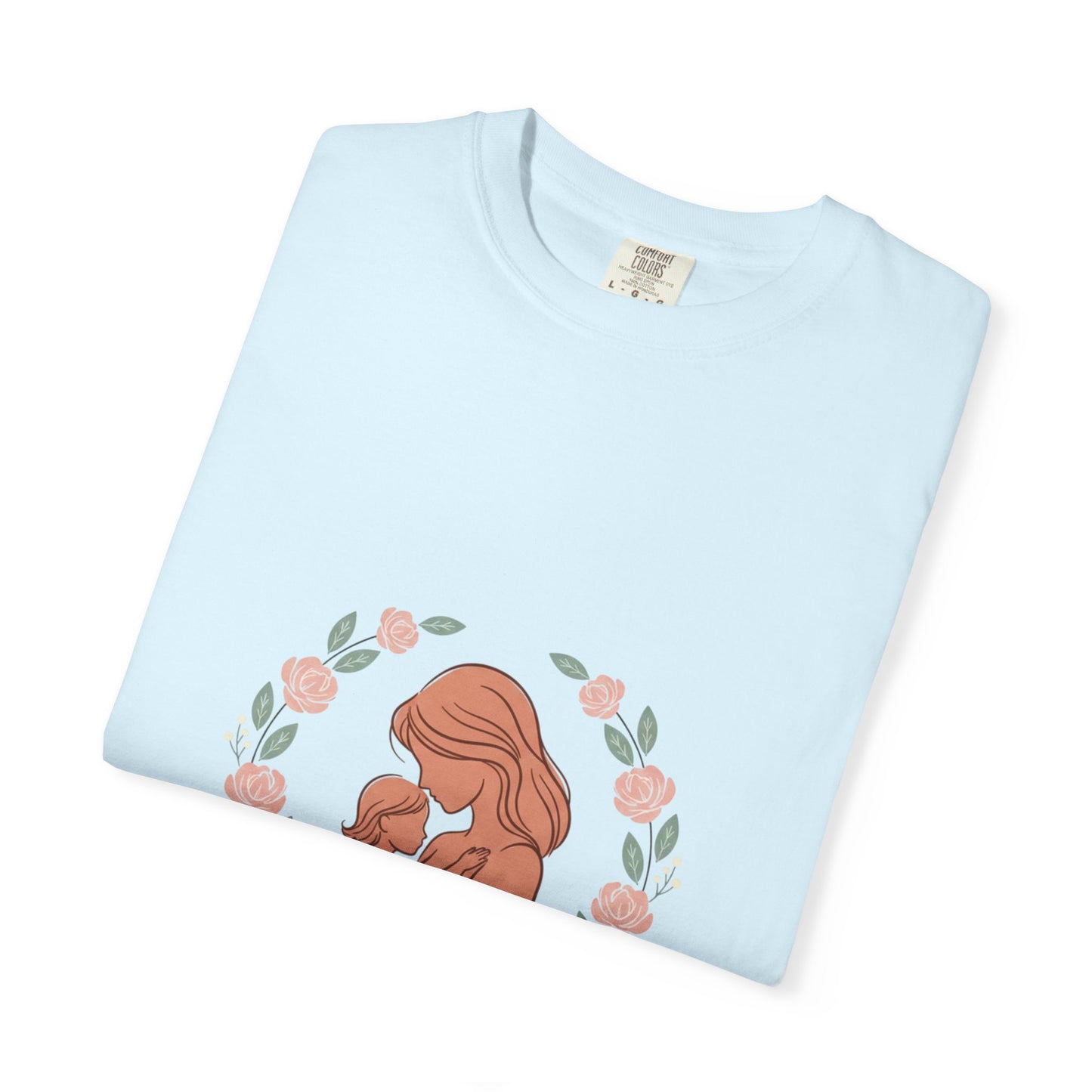 Mother & Baby T-Shirt — "For Moms" Floral Maternity/Motherhood Tee
