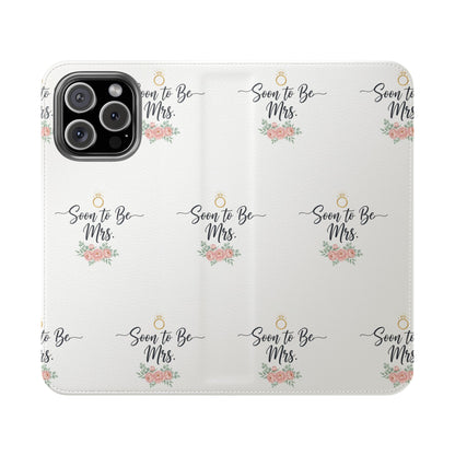 Flip Case — 'Soon to Be Mrs.' Floral Ring Phone Wallet