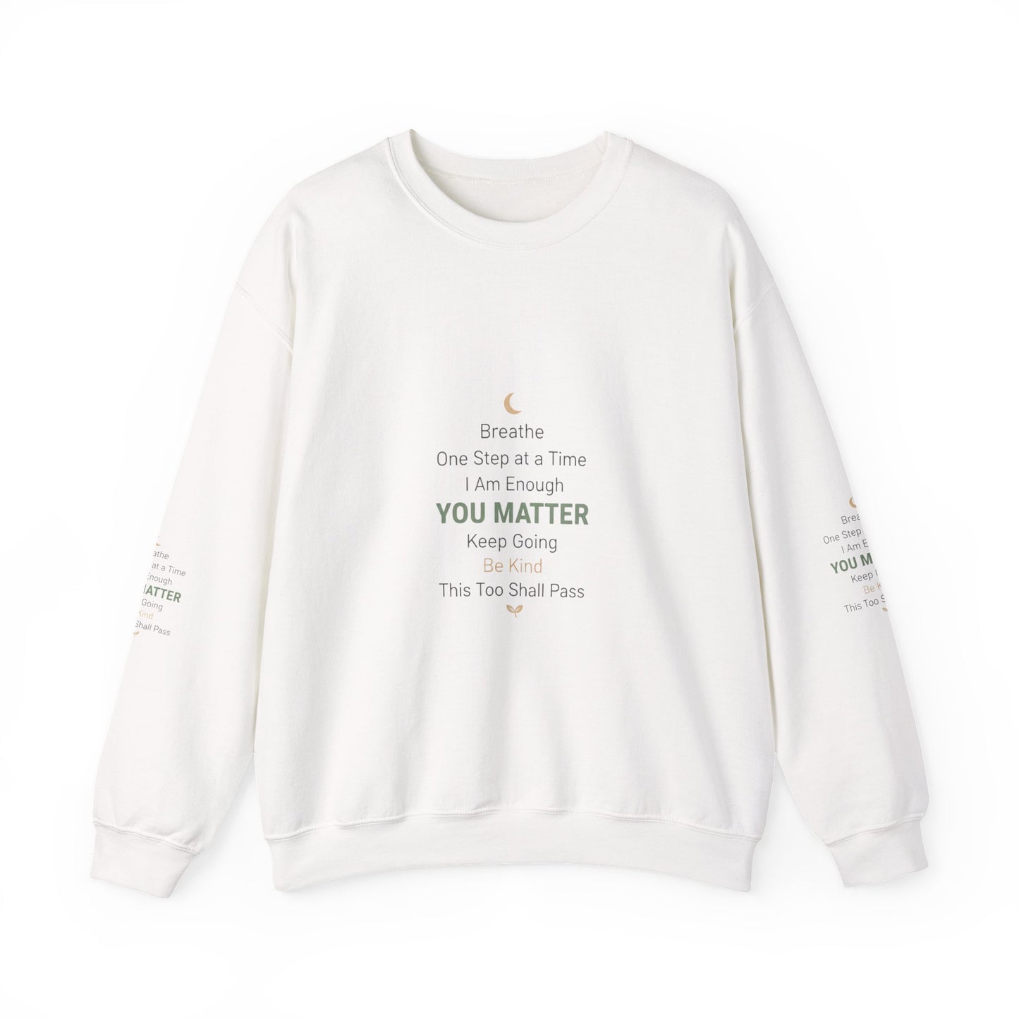 Inspirational "You Matter" Crewneck Sweatshirt