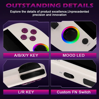 128G 256G Trimui Smart Pro Handheld Game Console 4.96''IPS Screen Linux System Joystick RGB Lighting Retro Video Game Player NEW - Merit Sell