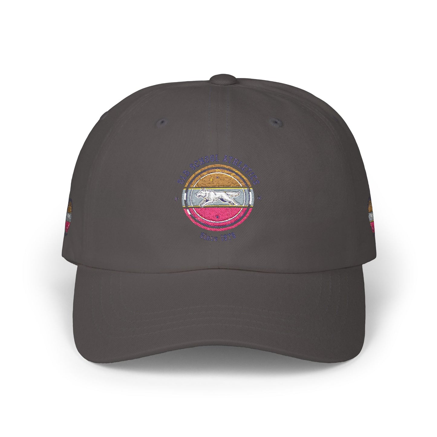 Vintage Sunset Dad Cap — Old School Athletics "Since 1979" Embroidered Hat