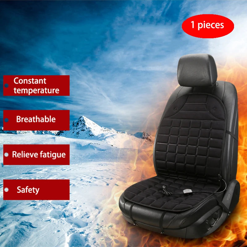 12V Car Heated Seats Winter Seat Heater Car Seat Heating Cushion Covers Car Electric Heated Seat Car Styling Winter Pad Cushions - Merit Sell