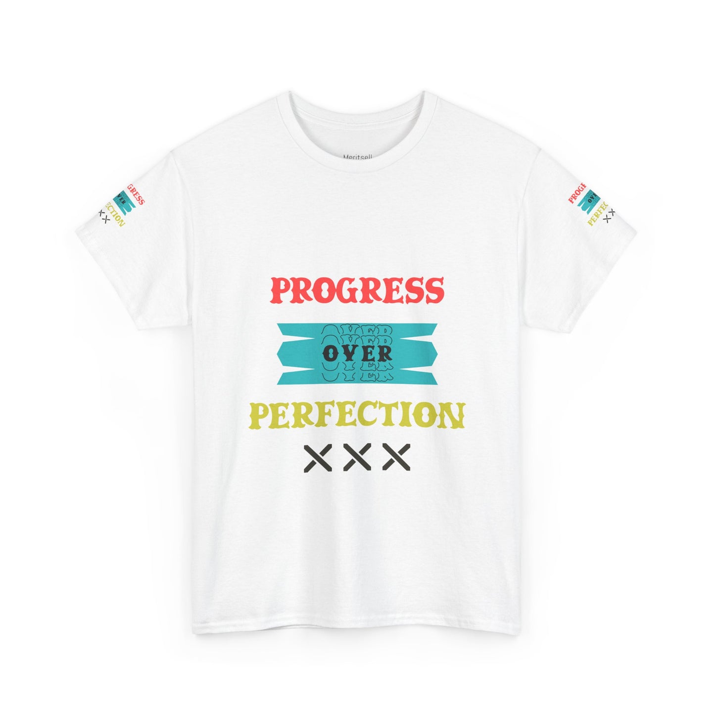Progress Over Perfection T‑Shirt — Motivational Graphic Tee