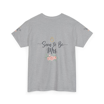 Soon to Be Mrs. Tee — Bridal Engagement Shirt with Floral Ring Design