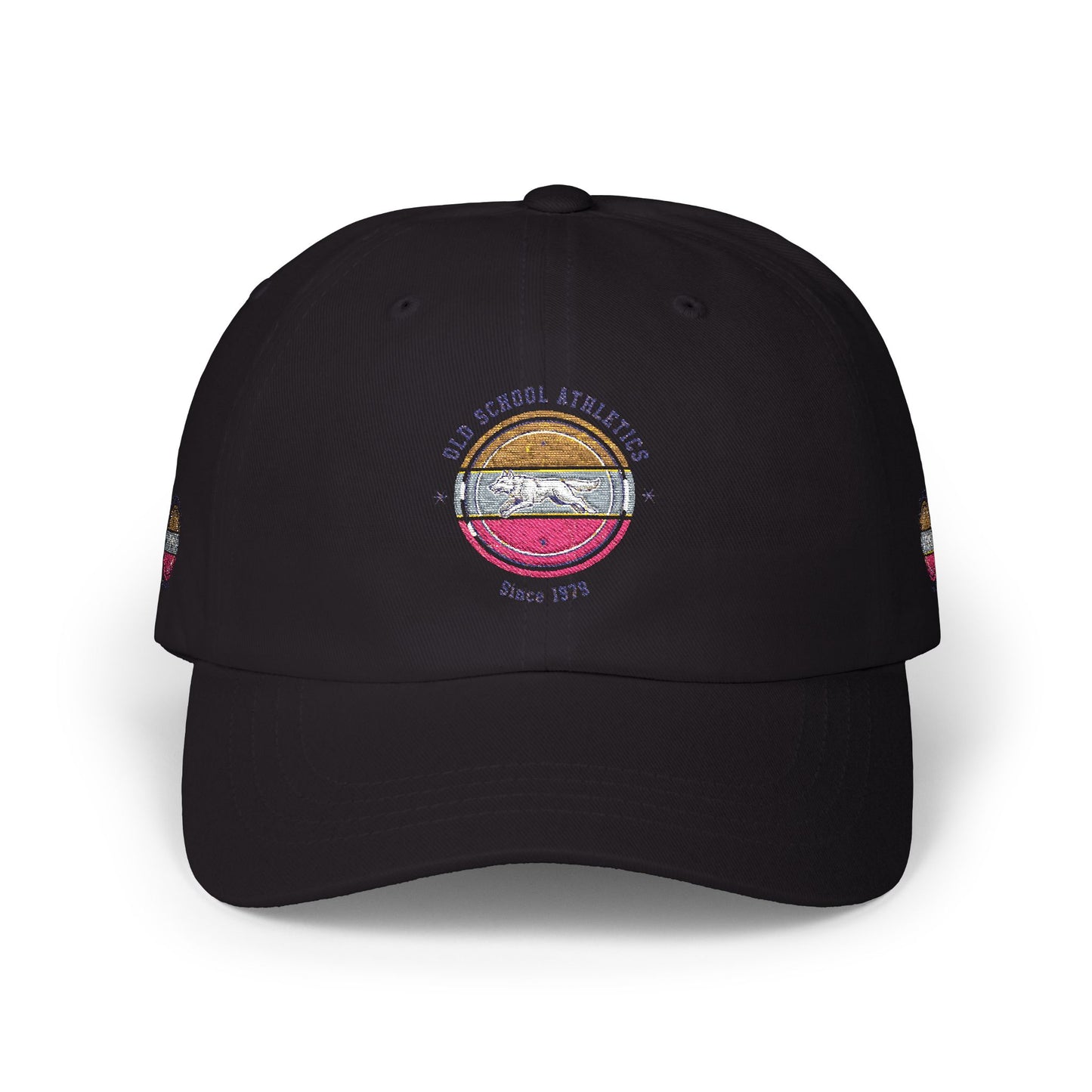 Vintage Sunset Dad Cap — Old School Athletics "Since 1979" Embroidered Hat