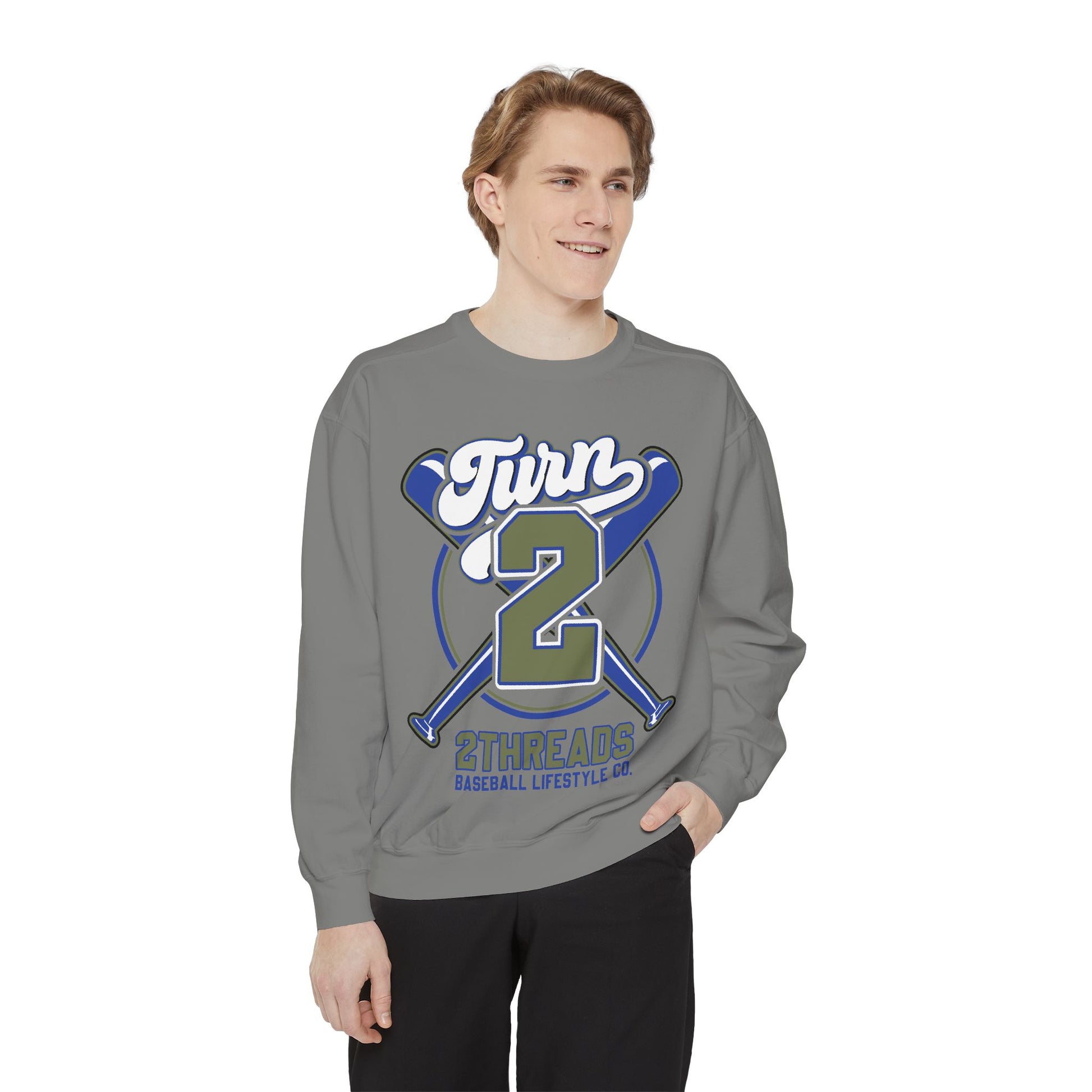 Baseball '2' Varsity Sweatshirt — 2Three08 Team Logo Pullover - Merit Sell