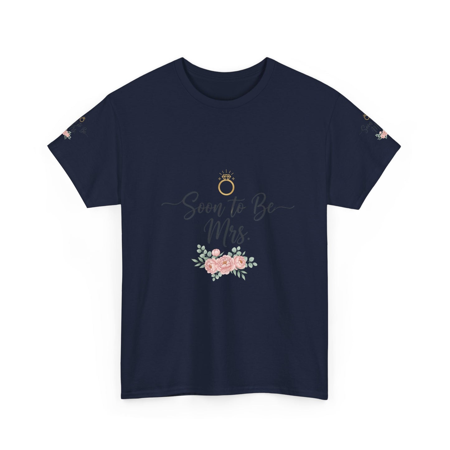 Soon to Be Mrs. Tee — Bridal Engagement Shirt with Floral Ring Design