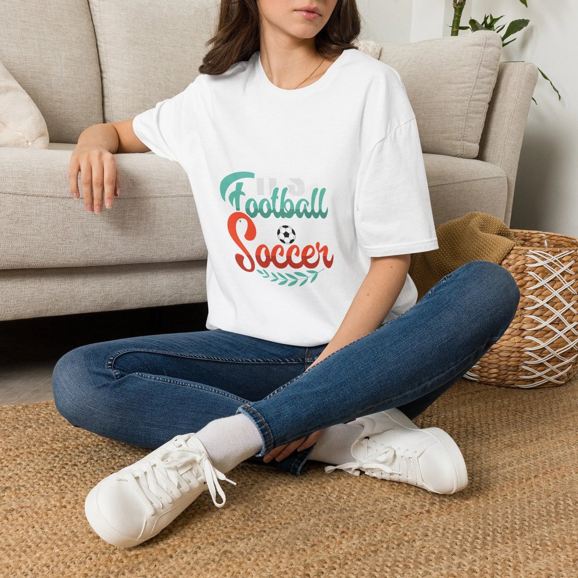 Football Soccer T-Shirt — Retro Script Soccer Tee for Fans & Players - Merit Sell