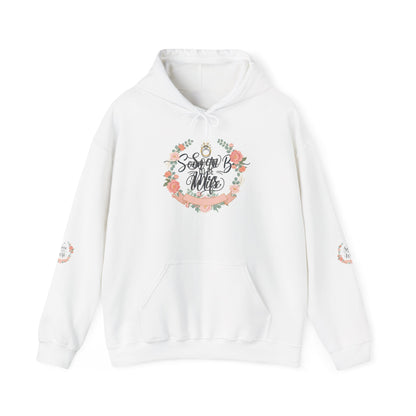 Soon To Be Wife Hoodie — Floral Bridal Engagement Sweatshirt