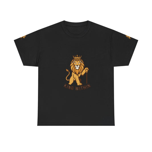 King Within Lion T-Shirt — Crowned Lion Graphic Tee Merit Sell