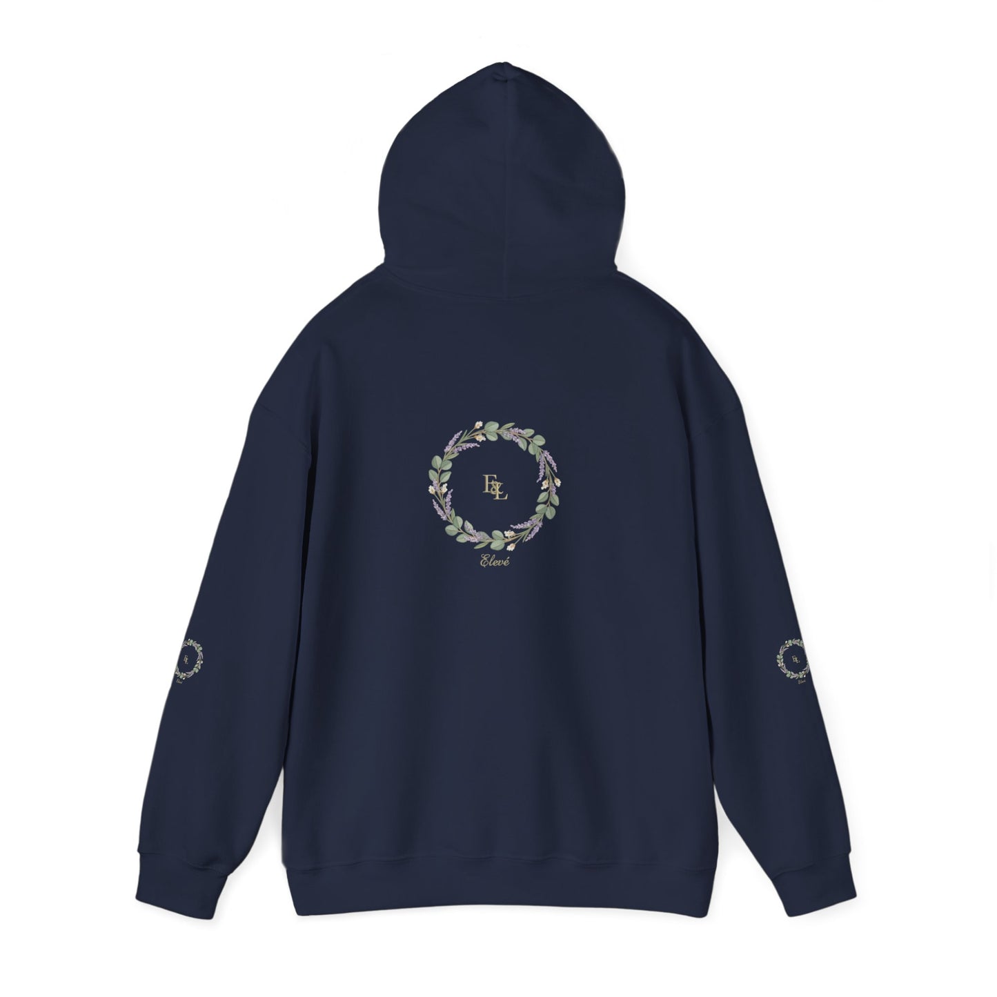 Floral Wreath 'Love' Hoodie — Cozy Botanical Pullover