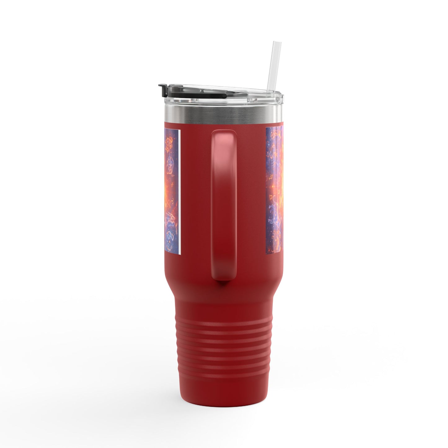 40oz Insulated Travel Mug — Cosmic Energy Zodiac Design