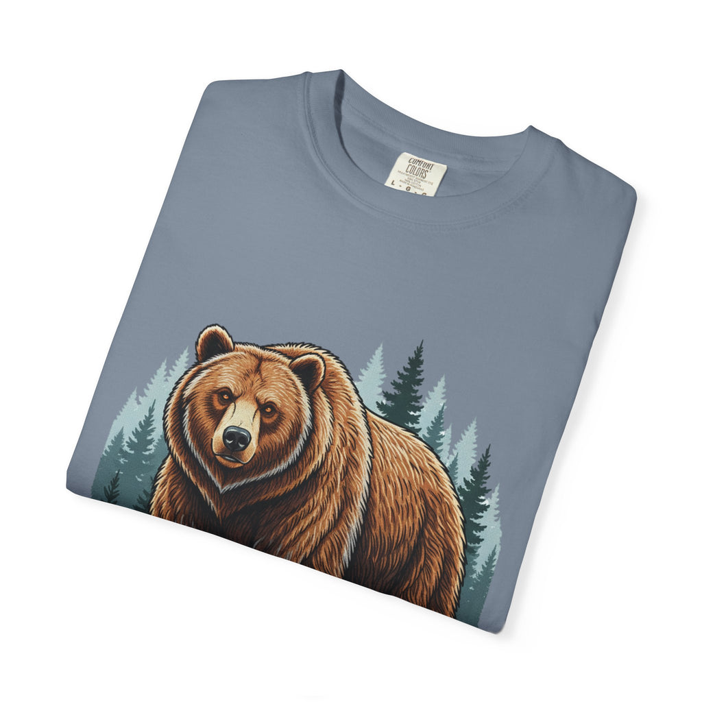 Bear Graphic T-Shirt — "Wild & Wise" Forest Adventure Tee