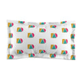 Modern Geometric Microfiber Pillow Sham – Colorful Triangle Pattern