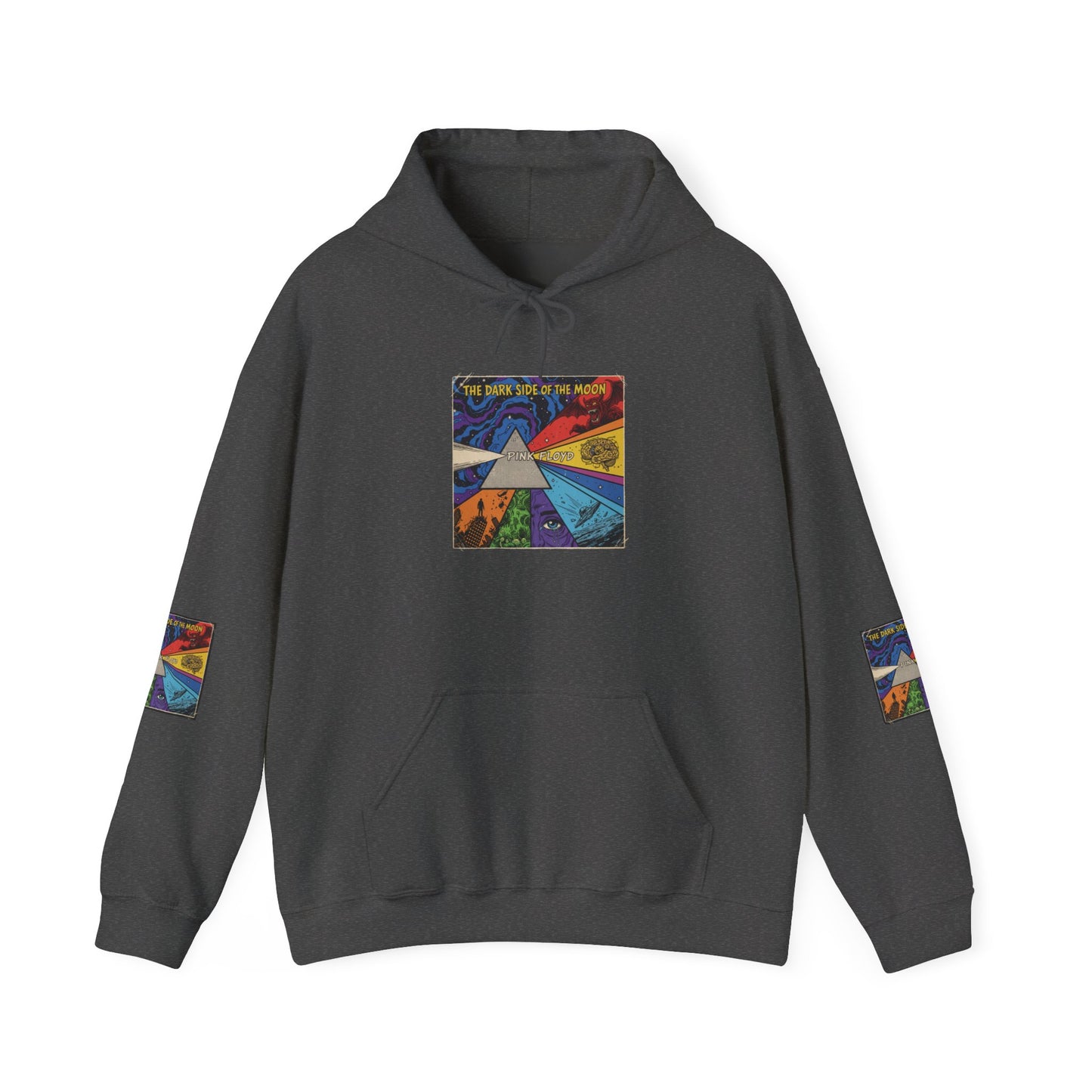Psychedelic Prism Hoodie — Colorful Surreal Art Pullover