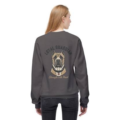 Loyal Guardian Sweatshirt — "Strength with Heart" Dog Crewneck