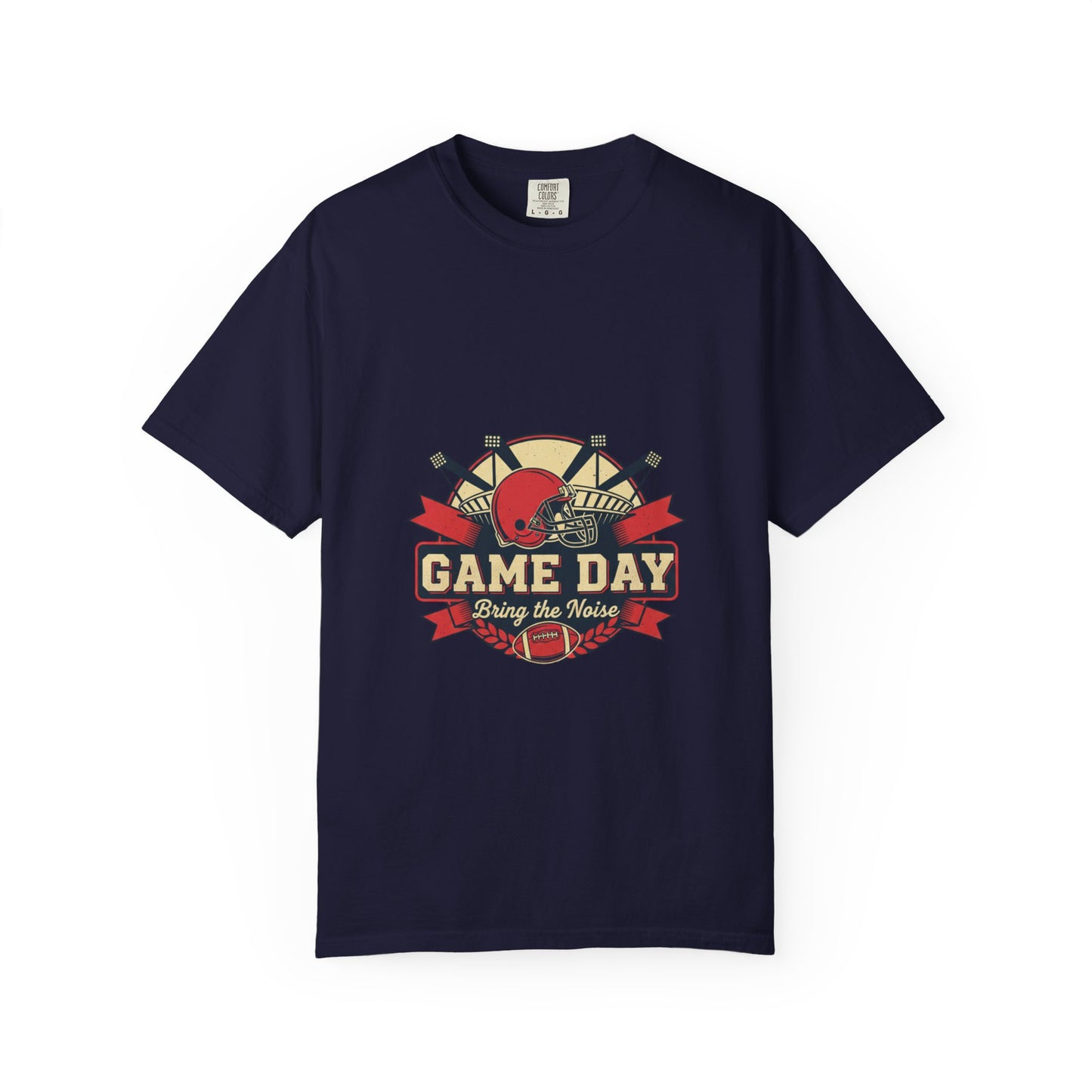 Game Day Football ball T-Shirt — Bring the Noise Vintage Sports Tee