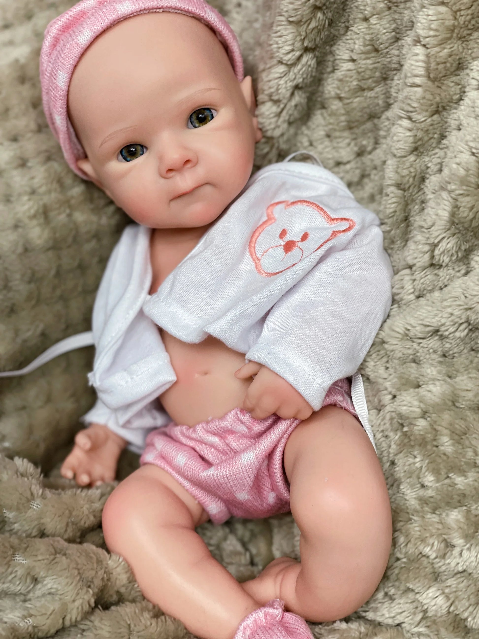 13Inch Cute Girl Bettie Reborn Dolls Open Mouth Whole Body Soft Solid Silicone Painted Reborn Baby Doll Toys Corpo De Silicone - Merit Sell