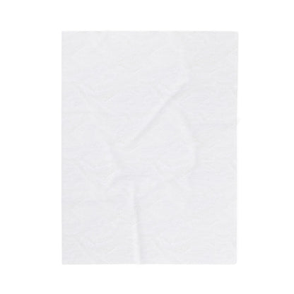 Plush Blanket - Playful Paws Soccer Cute Puppy Soccer Design
