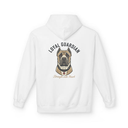 Loyal Guardian Dog Hoodie — "Strength with Heart" Pet Lover Sweatshirt